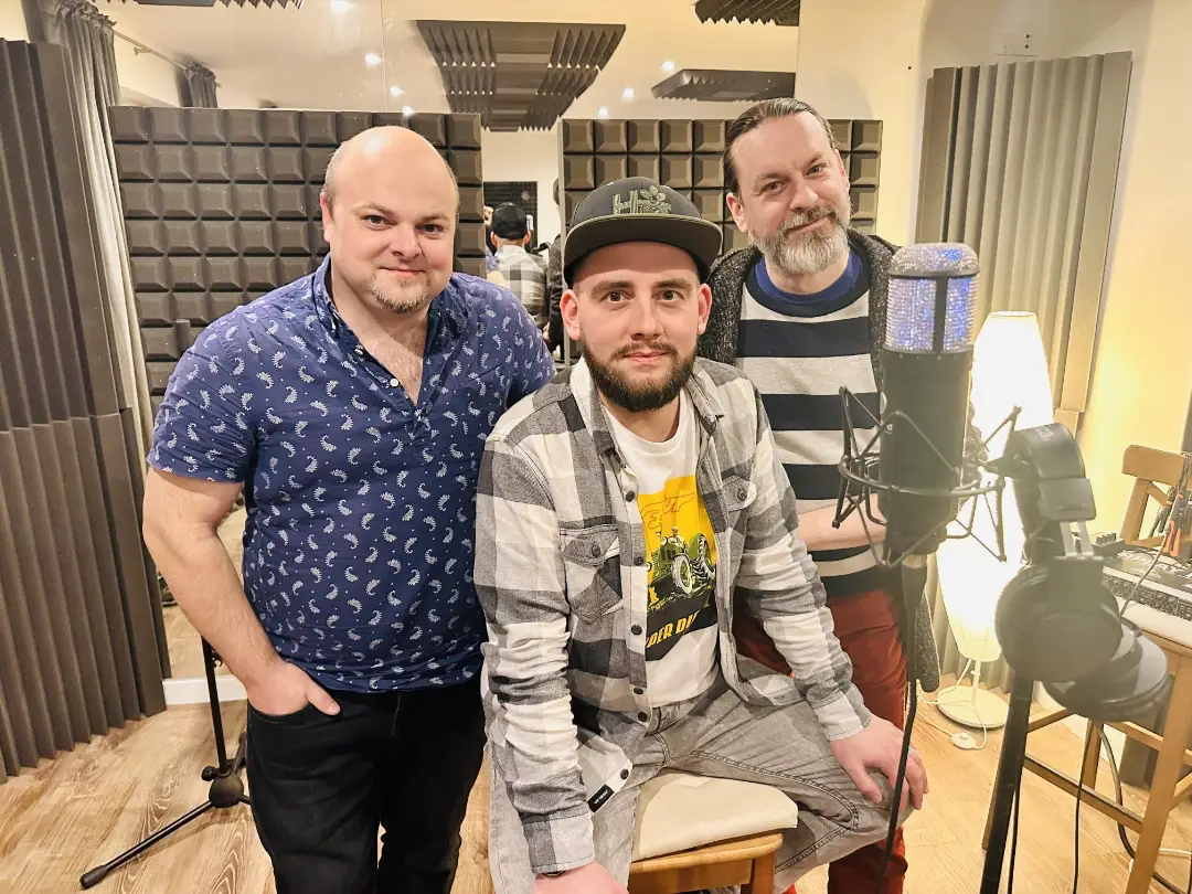 Nahrávání ve Stable Records studiu u Prahy
